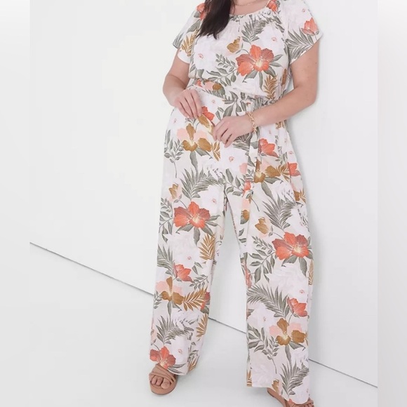 Lane Bryant Hawaiian Pattern Jumper - Picture 1 of 7